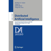 Distributed Artificial Intelligence: Second International Conference, DAI 2020,  [Paperback]