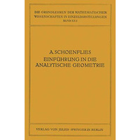 Einf?hrung in die Analytische Geometrie der Ebene und des Raumes [Paperback]