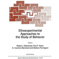 Ethoexperimental Approaches to the Study of Behavior [Hardcover]