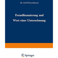 Fremdfinanzierung und Wert einer Unternehmung [Paperback]