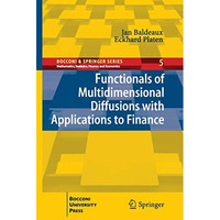 Functionals of Multidimensional Diffusions with Applications to Finance [Paperback]