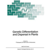 Genetic Differentiation and Dispersal in Plants [Paperback]