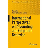 International Perspectives on Accounting and Corporate Behavior [Hardcover]