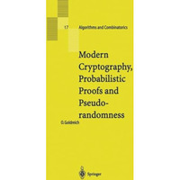 Modern Cryptography, Probabilistic Proofs and Pseudorandomness [Paperback]