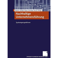 Nachhaltige Unternehmensf?hrung: Systemperspektiven [Paperback]