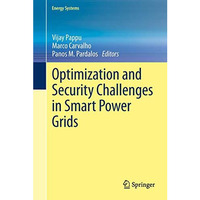 Optimization and Security Challenges in Smart Power Grids [Hardcover]