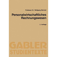 Personalwirtschaftliches Rechnungswesen [Paperback]