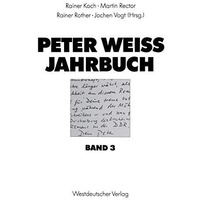 Peter Weiss Jahrbuch 3 [Paperback]