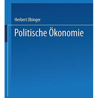 Politische ?konomie: Demokratie und wirtschaftliche Leistungsf?higkeit [Paperback]