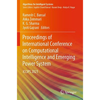 Proceedings of International Conference on Computational Intelligence and Emergi [Paperback]