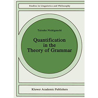 Quantification in the Theory of Grammar [Hardcover]