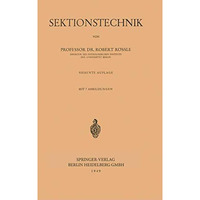 Sektionstechnik [Paperback]