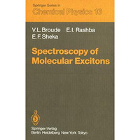 Spectroscopy of Molecular Excitons [Paperback]