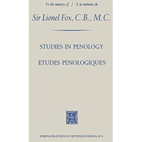 Studies in Penology / ?tudes P?nologiques [Paperback]