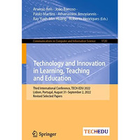 Technology and Innovation in Learning, Teaching and Education: Third Internation [Paperback]