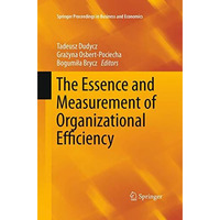 The Essence and Measurement of Organizational Efficiency [Paperback]