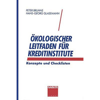 ?kologischer Leitfaden f?r Kreditinstitute [Paperback]