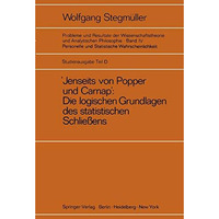 Jenseits von Popper und Carnap St?tzungslogik, Likelihood, Bayesianismus Stati [Paperback]