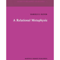 A Relational Metaphysic [Paperback]