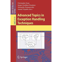 Advanced Topics in Exception Handling Techniques [Paperback]