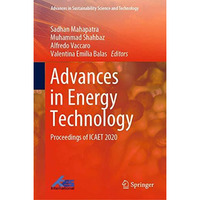 Advances in Energy Technology: Proceedings of ICAET 2020 [Hardcover]