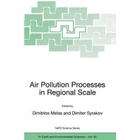 Air Pollution Processes in Regional Scale [Hardcover]