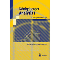 Analysis 1 [Paperback]