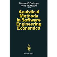 Analytical Methods in Software Engineering Economics [Paperback]