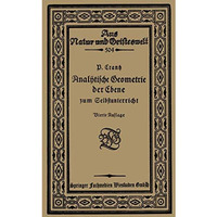 Analytische Geometrie der Ebene zum Selbstunterricht [Paperback]