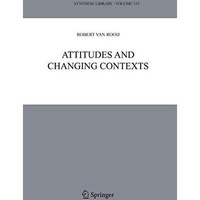 Attitudes and Changing Contexts [Hardcover]