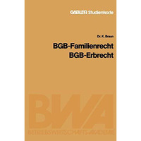 BGB  Familienrecht, BGB  Erbrecht [Paperback]