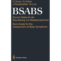 BSABS: Bonner Skala f?r die Beurteilung von Basissymptomen Bonn Scale for the As [Paperback]