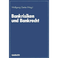 Bankrisiken und Bankrecht [Paperback]