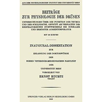 Beitr?ge zur Physiologie der Dr?sen: Untersuchungen ?ber die Funktion der Thymus [Paperback]