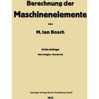 Berechnung der Maschinenelemente [Paperback]