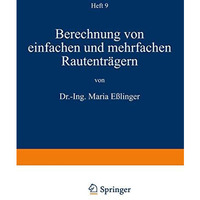 Berechnung von einfachen und mehrfachen Rautentr?gern [Paperback]