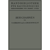 Bergbahnen [Paperback]