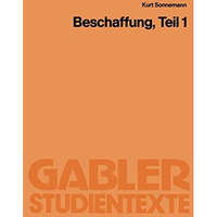 Beschaffung, Teil 1 [Paperback]