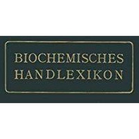 Biochemisches Handlexikon: IX. Band (2. Erg?nzungsband) [Paperback]