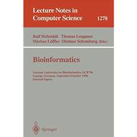 Bioinformatics: German Conference on Bioinformatics, GCB' 96, Leipzig, Germany,  [Paperback]