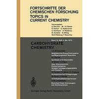 Carbohydrate Chemistry [Paperback]