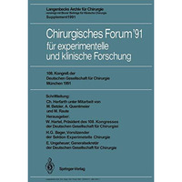 Chirurgisches Forum 91 f?r experimentelle und klinische Forschung: 108. Kongre? [Paperback]