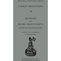 Codices Manuscripti: Handlist of Arabic Manuscripts [Paperback]