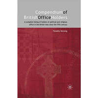 Compendium of British Office Holders [Hardcover]