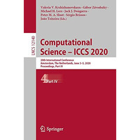 Computational Science  ICCS 2020: 20th International Conference, Amsterdam, The [Paperback]