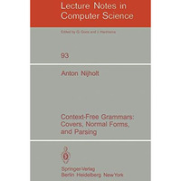 Context-Free Grammars: Covers, Normal Forms, and Parsing [Paperback]