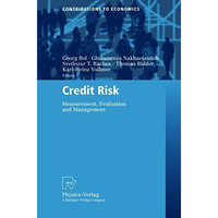 Credit Risk: Measurement, Evaluation and Management [Paperback]