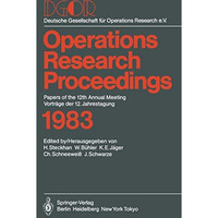 DGOR: Papers of the 12th Annual Meeting / Vortr?ge der 12. Jahrestagung [Paperback]