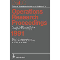 DGOR: Papers of the 20th Annual Meeting / Vortr?ge der 20. Jahrestagung [Paperback]