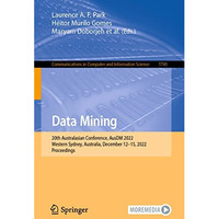 Data Mining: 20th Australasian Conference, AusDM 2022, Western Sydney, Australia [Paperback]